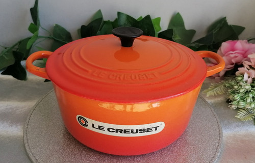 Creuset volcanic orange - le,