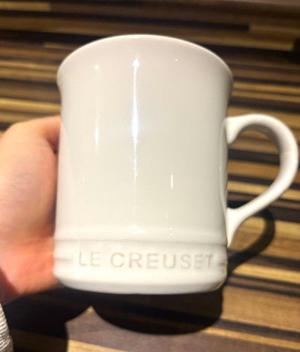 Creuset white mug 400ml - le,
