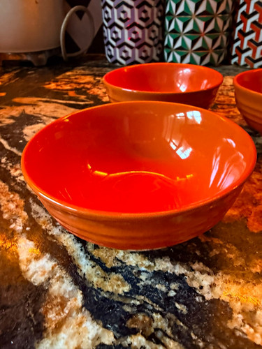 Creuset volcanic orange - le,