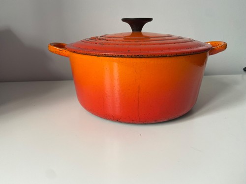 Creuset volcanic orange - le,