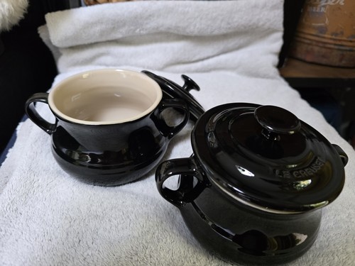 Creuset black poterie - creuset, soup