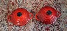 Two le Creuset Mini-cocotte