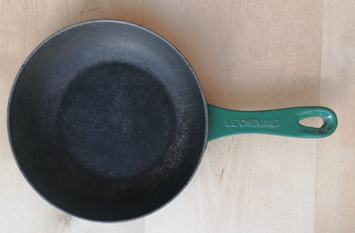 Creuset green cast - le,