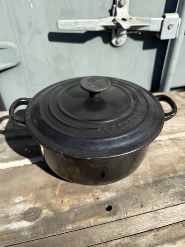 Creuset cast iron - iron, enamelled