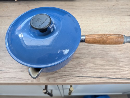 Creuset blue 18cm cast - le,