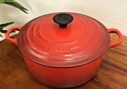 Creuset enamelled cast - le,
