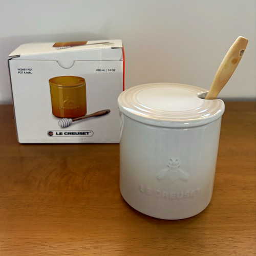 Creuset stoneware honey pot - le,