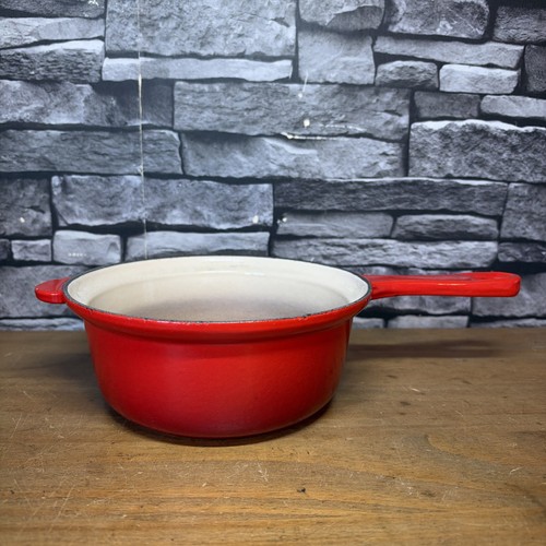Vtg creuset red enamel - ,
