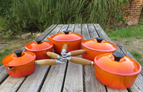 Creuset vintage orange - orange, cast