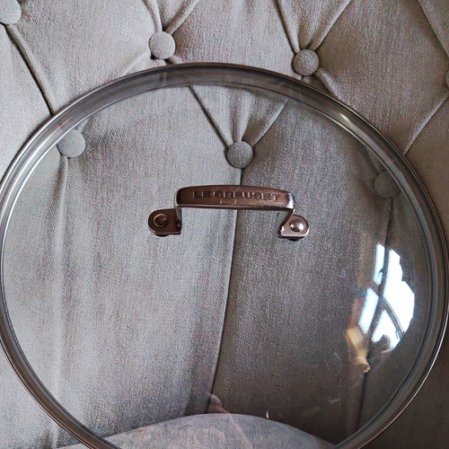 Creuset round clear glass - round,