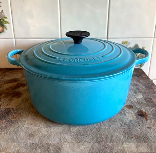 Creuset round blue - creuset,