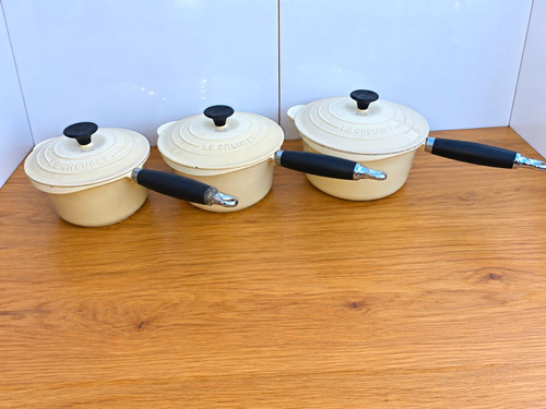 Creuset signature cream 3pc - cream,