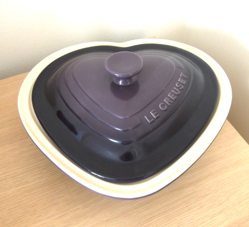 New creuset heart casserole - creuset,