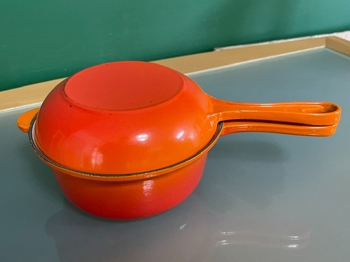 Creuset enamelled cast iron - cast,