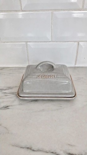 Creuset grey ceramic butter - le,