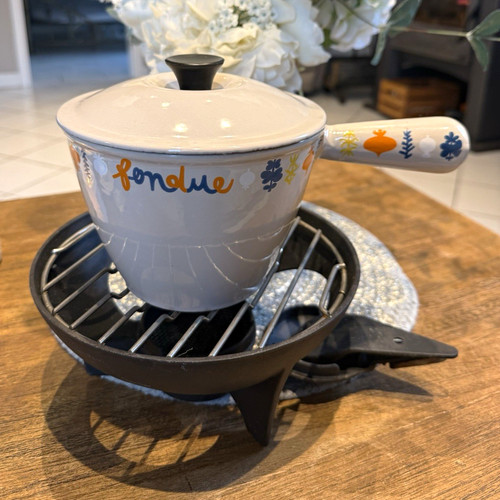 Vintage creuset fondue set - le,